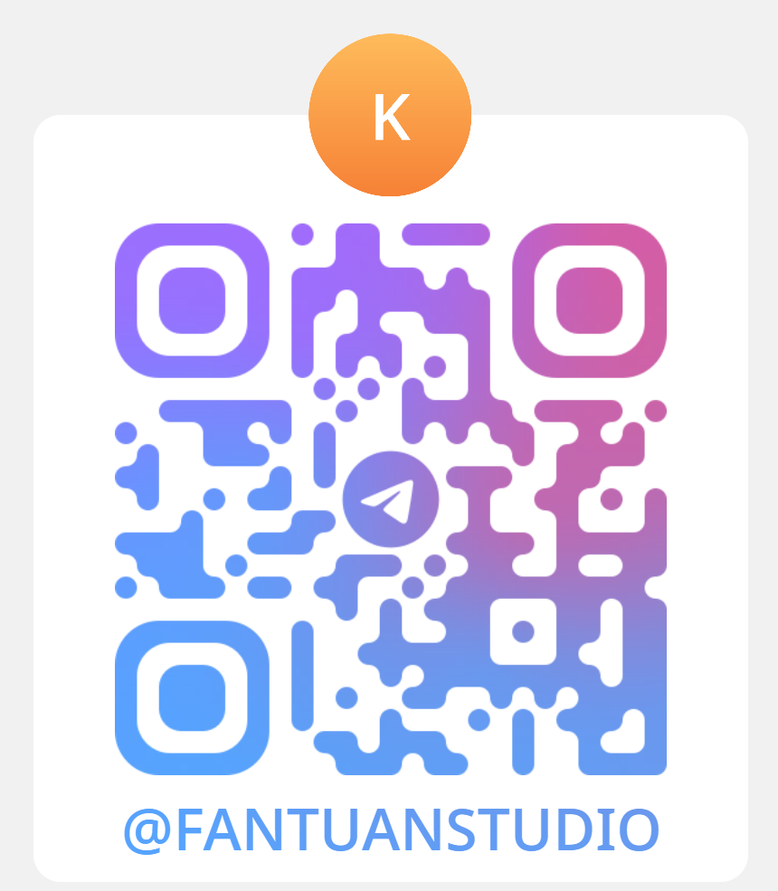 Fantuan Studio Telegram 联系二维码